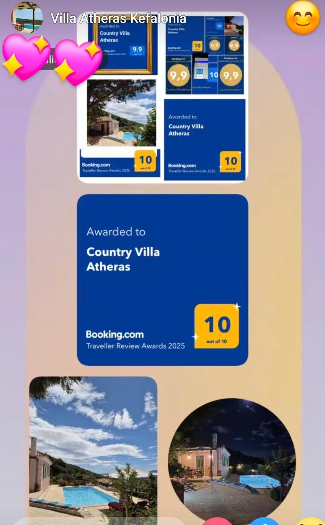 Country Villa Athéras Exterior foto